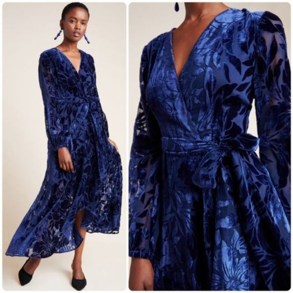 Anthropologie Dresses & Skirts - Anthropologie Daniella Velvet Maxi Dress